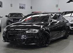 2017 Audi S3 8V MY18 Four Wheel Drive Panther Black