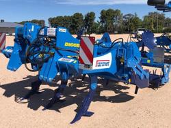 0 Farmet Digger 3N Linkage Deep Ripper With Spiked Roller BLUE