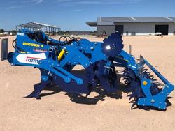0 Farmet Digger 3N Linkage Deep Ripper With Spiked Roller BLUE