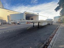 2024 GL Trailers Tri-Axle Flat Top White