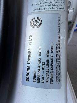 2010 Subaru Impreza WRX