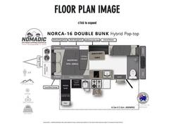 2025 Nomadic Off-Road Campers Norca -16 Double Bunk Electric Pop Top Hybrid Caravan