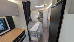 2025 New Age Caravans 19' Big Red Slide Out Save $11,099 Was $110,990