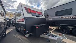 2025 New Age Caravans 19' Big Red Slide Out Save $11,099 Was $110,990