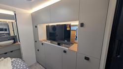 2025 New Age Caravans 19' Big Red Slide Out Save $11,099 Was $110,990
