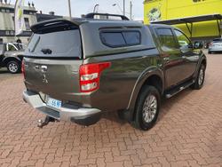 2015 Mitsubishi Triton Exceed MQ MY16 4X4 Dual Range Earth Green
