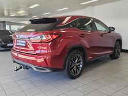 2018 Lexus RX 450h F Sport GYL25R 4X4 On Demand Vermillion