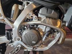 2025 Triumph TF 250-X Off Road White