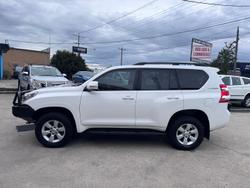 2014 Toyota Landcruiser Prado GXL KDJ150R MY14 4X4 Dual Range Glacier White