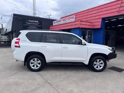 2014 Toyota Landcruiser Prado GXL KDJ150R MY14 4X4 Dual Range Glacier White
