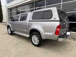 2015 Toyota Hilux SR5 KUN26R MY14 4X4 Dual Range Silver Sky