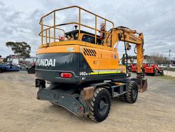 2018 Hyundai
Robex 140-W9 Wheeled Excavator