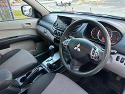 2015 Mitsubishi Triton GLX MN MY15 4X4 Dual Range White