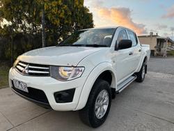 2015 Mitsubishi Triton GLX MN MY15 4X4 Dual Range White
