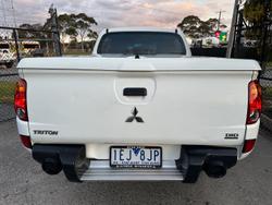 2015 Mitsubishi Triton GLX MN MY15 4X4 Dual Range White