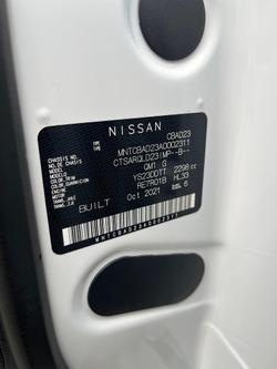 2022 Nissan Navara SL D23 MY21.5 4x2 Solid White