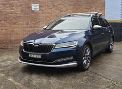 2020 SKODA Superb 200TSI Scout NP MY21 4X4 Constant Lava Blue