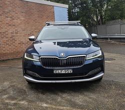 2020 SKODA Superb 200TSI Scout NP MY21 4X4 Constant Lava Blue