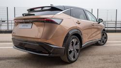 2025 Nissan Ariya Evolve FE0 MY25 Four Wheel Drive Akatsuki Copper/Black Roof