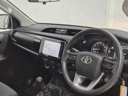 2022 Toyota Hilux Workmate TGN121R 4x2 Glacier White