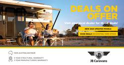 2025 JB Caravans Gator X 17'10 Front Door