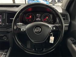 2017 Volkswagen Amarok TDI420 Core Plus 2H MY18 4X4 Constant Starlight Blue