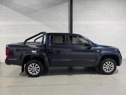 2017 Volkswagen Amarok TDI420 Core Plus 2H MY18 4X4 Constant Starlight Blue
