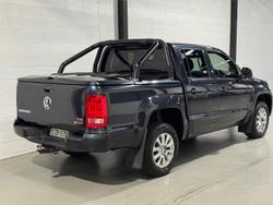 2017 Volkswagen Amarok TDI420 Core Plus 2H MY18 4X4 Constant Starlight Blue