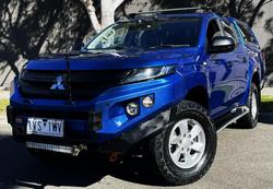 2022 Mitsubishi Triton GLX+ MR MY22 4X4 Dual Range Impulse Blue