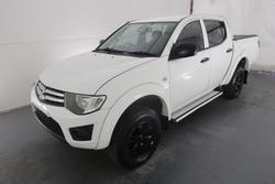 2014 Mitsubishi Triton GLX MN MY15 4X4 Dual Range White