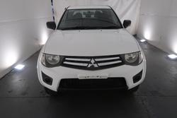 2014 Mitsubishi Triton GLX MN MY15 4X4 Dual Range White
