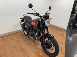 2022 Royal Enfield SCRAM 411 - MID E5 BLAZING BLACK
