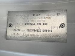 2008 Toyota
Corolla Conquest