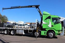2013 Scania G480 8X4 CRANE TRUCK GREEN