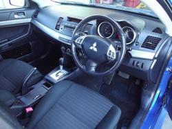 2012 Mitsubishi Lancer ES CJ MY12 Lightning Blue
