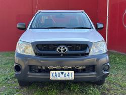 2009 Toyota Hilux Workmate TGN16R MY09 4x2 Glacier White