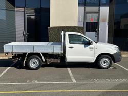 2009 Toyota Hilux Workmate TGN16R MY09 4x2 Glacier White