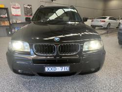 2006 BMW X3 si E83 MY07 Four Wheel Drive Black Sapphire