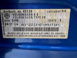 2017 Volkswagen Amarok TDI550 Ultimate 2H MY18 4X4 Constant Ravenna Blue