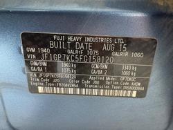 2015 Subaru XV 2.0i-L G4X MY15 AWD Quartz Blue