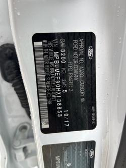 2017 Ford Ranger XL Hi-Rider PX MkII 4x2 Frozen White