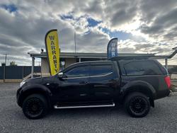 2015 Nissan Navara ST D23 4X4 Dual Range Cosmic Black