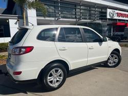 2011 Hyundai Santa Fe SLX CM MY11 4X4 On Demand Vanilla White