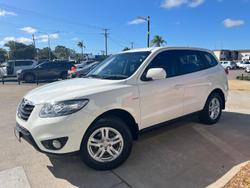 2011 Hyundai Santa Fe SLX CM MY11 4X4 On Demand Vanilla White