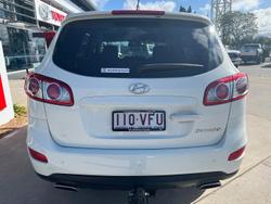 2011 Hyundai Santa Fe SLX CM MY11 4X4 On Demand Vanilla White
