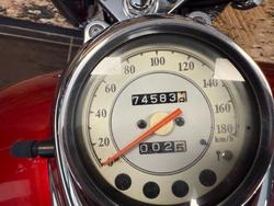 2010 Yamaha XVS650A V-STAR CLASSIC RED