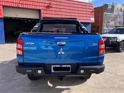 2016 Mitsubishi Triton GLS MQ MY16 4X4 Dual Range Impulse Blue