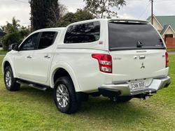 2016 Mitsubishi Triton GLS MQ MY16 4X4 Dual Range White