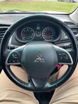 2016 Mitsubishi Triton GLS MQ MY16 4X4 Dual Range White