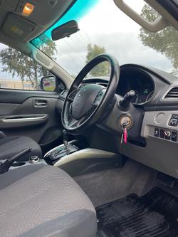 2016 Mitsubishi Triton GLS MQ MY16 4X4 Dual Range White